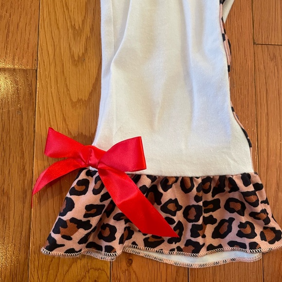 Marie Nicole Christmas Tree Romper with Ruffle Legs and Snaps Size 18/24m - Picture 8 of 9